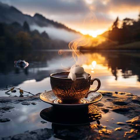 Sunset Sips: The Enchantment of Tea in Exotic Locales - DecorChiq