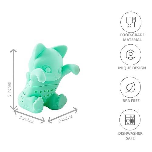 Cat shaped cute silicone tea infuser